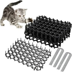 さえだ猫よけシート【12シート入り・止め釘8本付き】ねこよけ鳥よけグッズここダメシート侵入を防ぎ猫避けシートとげマット猫よけねこよけシート猫よけグッズ猫よけ対策野良猫対策害…