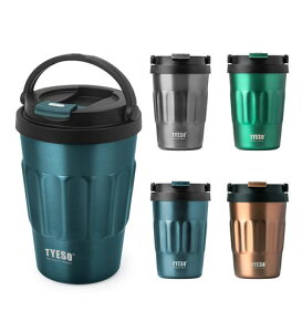 TYESO �^���u���[ �W�t�� �ۉ��ۗ� �n���h���t�� �R���r�j�R�[�q�[�J�b�v �X�e�����X �^��f�M �����^�� �����t�� 400ml �J�t�F���e �}�O�J�b�v ������ TS-8803 ���F
