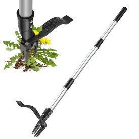 草取り道具雑草抜き草取り除草ツール草刈り除草スクレーパー【根こそぎ雑草除去】長柄120cm軽量・腰に優しい草刈り/草削り/草抜き園芸・ガーデニング用ステンレス製組立簡単