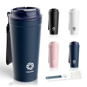 FJBOTTLE�^���u���[�^��f�M�}�O�J�b�v500ml�R��h�~�W�������X�g���[&������2WAY�X�e�����X�ۉ��ۗ�R�[�q�[�J�b�v�Y�_�Ή��X�g���b�v�t�������^�ѕ֗��􂢂₷���u���[