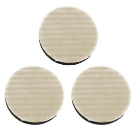 3個セットポリッシャー用ウールバフウールパットマジック式80mm(中目)