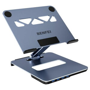 BENFEI�m�[�g�p�\�R���X�^���h��USBC6in1�h�b�L���O�X�e�[�V�������t�����AHDMI4K@60Hz�Ή��A4��USB3.0�|�[�g�A100WPD�Ή��ŁAMacBookPro/Air�AiPad