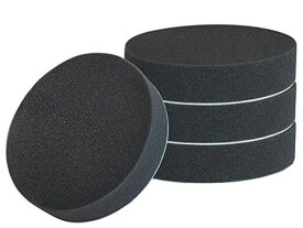 TSUCIA150mm4個セット電動ポリッシャー用スポンジバフフラットタイプマジックテープ式超微粒子用4個セット