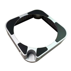 Mac Mini M4/M4 Pro用スタンド プラスチック(シルバー)、滑り止め、通気放熱、過熱防止 、PSITEK Plastic Silver Stand for Mac Mini M4/M4 Pro