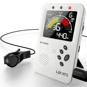LEKATO �`���[�i�[ ���g���m�[�����[�h�t 3in1�f�W�^�� �M�^�[/�x�[�X/�s�A�m�p �N���b�v�}�C�N�t �y�� ���g���m�[�� �s�b�N�A�b�v�N���b�v �{�[�J���f�W�^���r�[�g���[�h LED�J���[�f�B�X�c
