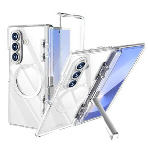 BiQiHR�Ή�SamsungGalaxyZFold7�P�[�X�p�A[�}�O�Z�[�tMagsafe�Ή�]�A[�����L�b�N�X�^���h&HD�X�N���[���v���e�N�^�[]�A���ϖh�~�ی�P�[�X�T���X���M�����N�V�[ZFold7�p�A�N���A