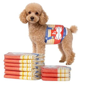 HONEYCAREペット用おむつハニーケア男の子用犬おむつ長時間おしっこ用犬オムツ蒸れにくい消臭より幅広く高吸収性柄付きおしっこお知らせライン付き20枚入り(S)