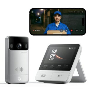 SWITCHBOT �e���r�h�A�z�� �J�����t�� �C���^�[�z�� �h�A�x�� - �X�C�b�`�{�b�g �o����������b ���u�m�F �L�p �H���s�v ����h�~ �h�� ���j�^�[�e�@+�J�����t�����֎q�@ ���C�����X WI-FI �h�c