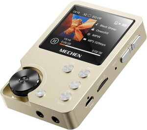 MECHEN HIFI MP3�v���[���[ �n�C���]���y�v���[���[ HiFi ���X���X�I�[�f�B�I�v���[���[ ������ 64GB�}�C�N��SD�J�[�h�t�� 256GB�܂Ŋg���\ ����ȒP �ȃG�l �X�g���b�v���t��