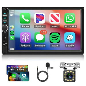 2DinJ[I[fBICarPlayAAndroidAutoڃJ[XeIBluetoothAHodozzy7C`̃XN[2DinBluetooth/~[N/SWC/FMEQUSB