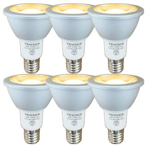 FWAYTECH e17 led �X�|�b�g���C�g 6W ���p30�x 50W~60W���� LED�_�N�g���[�����C�g ���t�d����� �����Ή� (�d���F����(2700K), �{�̋� E17���� ����(6��))