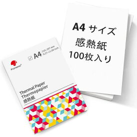 Phomemo感熱紙A4白色PhomemoM08FM832M836対応サーマルプリンター専用紙100枚A4サイズ単張インク不要BrotherPocketJetPJ762PJ763MFi対応HPRTMT800
