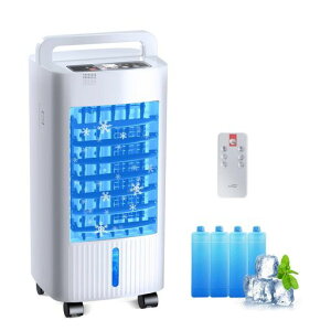 冷風機冷風扇【2025夏新開発&強力送風&イオン除菌】冷風扇風機自動首振りスポットクーラークールファン省エネ大容量強力静音3つの送風モード3段階風量大容量タンク12時間タイマー涼風…
