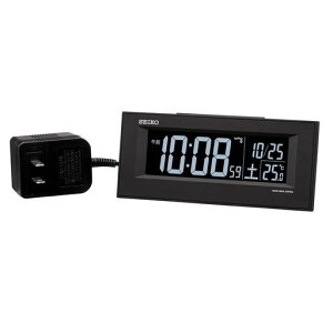 �Z�C�R�[�N���b�N(Seiko Clock) �u�����v 01:�� �{�̃T�C�Y:6.4x15.4x3.9cm �ڊo�܂����v �d�g �𗬎� �f�W�^�� BC413K