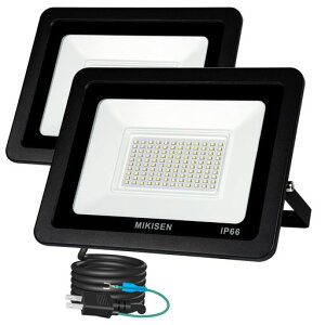 MIKISENy邢z100wledƓŔF12000LM6500K1000w1.8R[hIP66hA[X[qt2PvO120°Lp100VΉ[NCgHpCgledOW