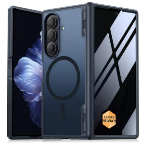 MOBOSI�}�O�l�b�g��ZFold7�P�[�X(�v���C�o�V�[�X�N���[���v���e�N�^�[�t��)�AMagsafe�Ή��A�t���{�f�B�J�o�[�q���W�ی�A�Ռ��z���^�^�t�l�X�X�����X�}�z�P�[�X(SamsungGalaxyZFold7�p)�A�u���b�N
