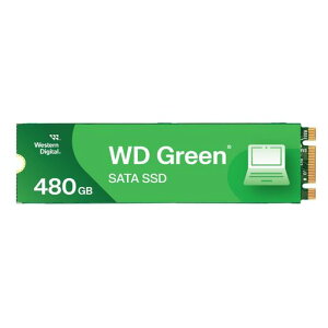 Western Digital 480GB WD Green SATA �����\���b�h�X�e�[�g�h���C�u SSD - SATA III 6 Gb/�b M.2 2280 �ő�545MB/�b - WDS480G3G0B