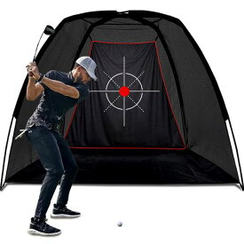 KAIDIDAゴルフネットゴルフ練習ネット練習用屋外室内スイングネット2.4mx1.8mx1.5mターゲット付きキャリーバッグ付き