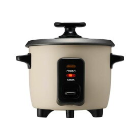 ドウシシャ炊飯器0.5合~1.5合一人暮らしコンパクト小型炊飯器ベージュRCZ-021BE