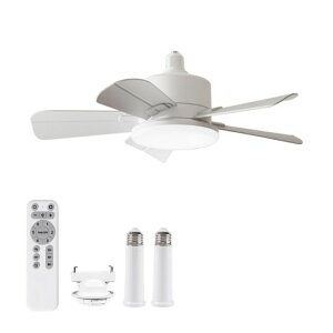 【逆転可・小型・省電力】LEDシーリングファンライトサーキュレーション効果45W6階段風量調整DCモーターリモコン付き調光調色天井薄型ファン付ライト天井照明扇風機おしゃれリビング軽…