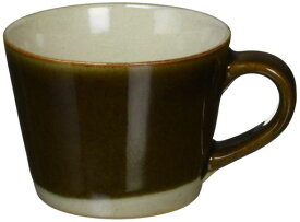 つかもと(Tsukamoto)デミタスカップブラウン200ml益子焼コーヒーカップ伝統釉シリーズ皮鯨釉KKC-8