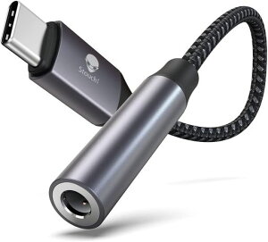 StouchiUSB-Cto3.5mm�C���z���ϊ��A�_�v�^DAC���ځE�ʘb/�����R������Ή�Type-C�C���z���W���b�N�ϊ��P�[�u���O�d�i�C�����҂�&���ϋv�A���~������iPhone