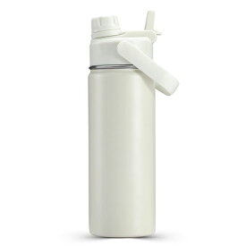 [EADALI]500ml断熱ウォーターボトル、2イン1ストローと注ぎ口付き蓋、24時間保冷、漏れ防止、車のカップホルダーに収まる、スポーツ、旅行、学校に最適なステンレススチール製ウォーター…