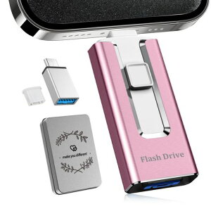 USB�������y�A�v���s�v�E�X�}�z���璼�ڕۑ��ziPhone�Ή��f�[�^�ڍs4in1(iOS�Ή�/Type-C/USB-A/MicroUSB)usb�������^�C�vc�Ή�USB3.0�����]����e�ʃt���b�V���������ʐ^�E����o�b�N�A�b�v