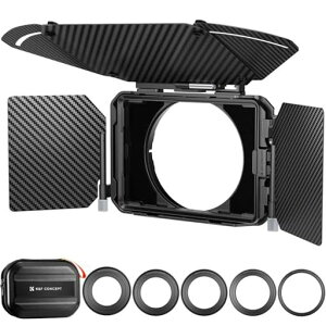 K&FCONCEPT}bg{bNX4x5.65C`MiniMatteBoxTChtOLJ[{t@Co[67mm/72mm/77mm/82mm/95mm̃A_v^[Ot2̊p^tB^[\[P[Xt