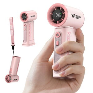 SmilingShark�n���f�B�t�@��TF02�y2025�V�o��E�~�j�T�C�Y�z�g�ѐ�@����20000RPM100�i�K���ʒ���12H���ԓ���3600mAh�[�d��LED�f�B�X�v���C�É��y�ʃX�g���b�v�E�X�^���h�t�����Ή�