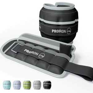 PROIRON�A���N���E�F�C�g������؃g�����X�g�E�F�C�g�p���[�A���N���d�ʒ����\0.5-2.5kg�����̑���d�葫������؃g�����ɂ���r�E�G�C�g����ankleweight2.5kgx2(�u���b�N)