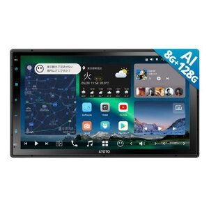 ATOTOZONE 7�C���` 2 DIN Android�J�[�i�r�A�f�B�X�v���C�I�[�f�B�I& �J�[�X�e���I �AAI�G�[�W�F���g & AI�r�W���� �A�����[�g�E���C�u�r���[�A �p�[�L���O�K�[�h(���ԊĎ�) �A4G