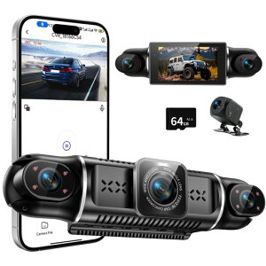 4�J�����h���C�u���R�[�_�[360�xWiFi���ڃh�����R�O��J�������^360�x�S���ʕی�1080P�l�J���������^��X�[�p�[�Î�24���Ԓ��ԊĎ����[�v�^��G�Z���T�[�ً}�^��ԊO���Î��ԍڃJ����64GBS�c