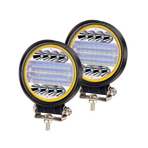 X-STYLE72WLED��Ɠ�12V24V�L�p�E���p������led���[�N���C�g�ԊO�����z�_�Ƌ@�B�⏕���ی^4����(�z���C�g+�C�G���[)(2��)