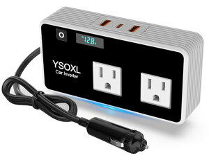 YSOLX300Wインバーターシガーソケットコンセント車コンセントシガーソケットコンセント変換インバーター12v100vしがーソケットusb急速充電