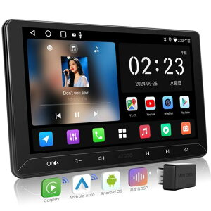 ATOTOEXCEL A5L 10.1�C���` Android�i�r �f�B�X�v���C�I�[�f�B�I 2DIN�A���C�����X Carplay/Android Auto/�~���\�����O�Ή� �AWi-Fi/BT/USB �e�U�����O�AOBD2�X�L���i�t���E�̏�f�f�@�\