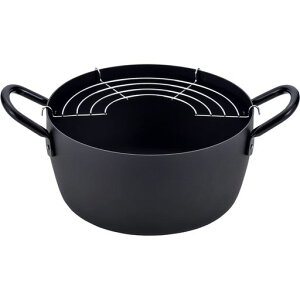 和平フレイズ燕三条製鉄天ぷら鍋22cm深型IH対応ガス揚げ物鍋揚げ鍋天麩羅日本製燕三EM-039