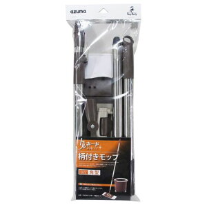 アズマ回転モップトルネード角型モップ拭き幅34cm柄の長さ107.5~130cmモップのみTSM546