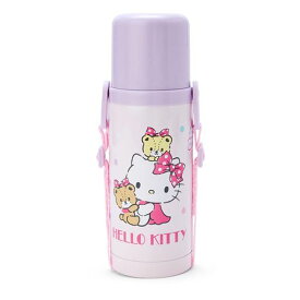 サンリオ(SANRIO)子供用水筒380mlキッズ2WAYステンレスボトルハローキティ保温・保冷両用名前シール付744531