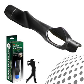 グリップトレーナーグリップ矯正ゴルフグリップ練習練習器具グリップトレーナースイング素振り練習用品筋肉記憶トレーニング用正しいグリップ姿勢練習ツール初心者からプロ用ブラック