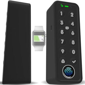 For �y�V���f���zSwitchBot �w��F�؃p�b�h �ی�P�[�X �J�o�[ �S�ʕی� ��t�J���^�� �h�� �ϏՌ� �ϋv�� �L�Y�h�~ SwitchBot Lock Pro with Keypad Touch �p�ی�P�[�X (�u���b�N)