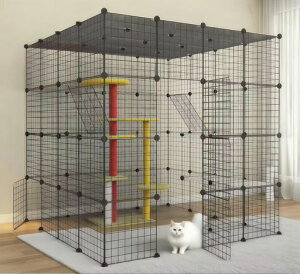 TUIYIDUO�L�P�[�W�L���b�g�P�[�W����^4�i147*147*147.2cm�L���b�g�n�E�X���������L���X�y�[�X�͂����t���L�̑��ی�E���h�~�������ȒP�y�b�g�p�i�L�ʑ��g���ȒP�}���V�����p���X�y�[�X���c