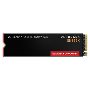 WD_BLACK 1TB SN850X NVMe �����^�Q�[�~���OSSD �\���b�h�X�e�[�g�h���C�u - Gen4 PCIe M.2 2280 �ō�7,300MB/s - WDS100T2X0E