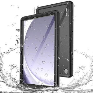 Miimall�Ή�SamsungGalaxyTabA9Plus�h���P�[�X�ČRIP68�K�i�h��h�o�ϐkGalaxyTabA9+�J�o�[�h���Ռ��z�������h�~���h�~���GalaxyTabA9Plus