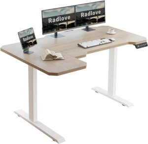 Radlove���~�f�X�NL���p�\�R���f�X�N�d�����~���f�X�N�V��150CMx101CM�Q�[�~���O�f�X�N���X�^���f�B���O�f�X�NPC�f�X�N�����������߉\�������[�@�\�t����Q���m����71~117CM