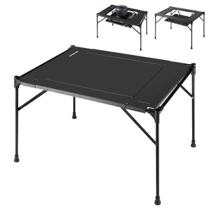 KingCamp�L�����v�e�[�u��2WAY�����Α�&�e�[�u���o�[�x�L���[IGT�Ή��A���~�y��2.1kg�܂肽���ݘA���\�ϔM�ω׏d30kg�R���p�N�g�R�����Ή�BBQ�s�N�j�b�N�A�E�g�h�A�p