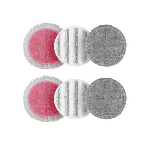 AlfaBot電動モップ回転モップクリーナー専用替えモップパッド6枚入り