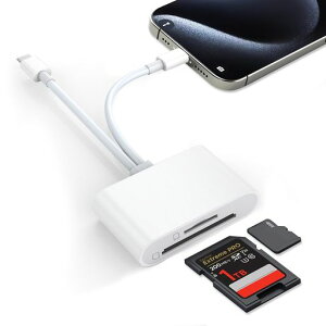SD�J�[�h���[�_�[ 2in1 i-Phone/Type-c TF SD�J�[�h �J�������[�_�[ �ő�1TB�Ή� Micro SD/SD�J�[�h���Ή� �ʐ^/�r�f�I USB3.0 �o���� �����`�� SD �A�_�v�^ �������J�[�h���[�_�[ TF SD�J�[�h