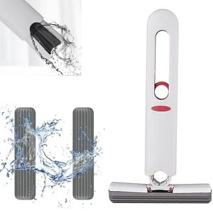 Batoneミニモップ多機能ミニモップハンディモップミニモップ水切りミニモップ折りたたみポータブルミニモップ怠惰な手洗い不要の強力吸収モップ、ミニ手洗い不要の強力な吸収性モップ…