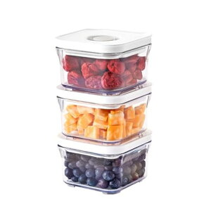 VAKUEN�v���~�A���^��ۑ��e��~�j3�Z�b�g�o���u�ŕ֗��J��BPA�t���[100%�R��h�~��^��ۑ��̗e������ő�5�{�����H�i��V�N�ɕۑ��\(0.3L3��)